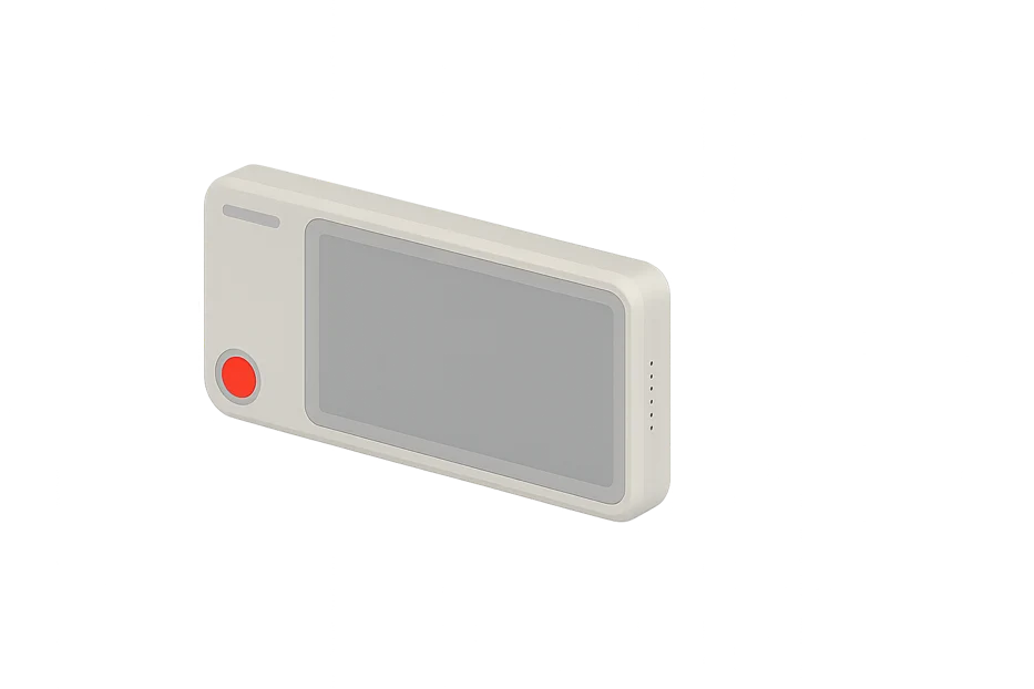 Juno e-paper device cart in operating room