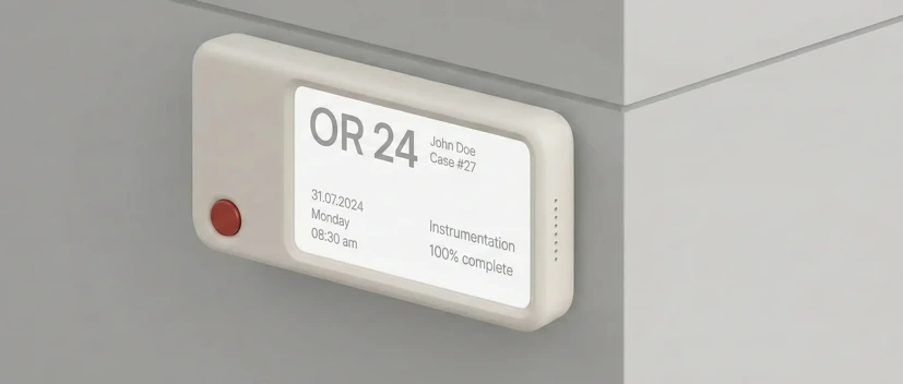 Juno e-paper display device cart draft